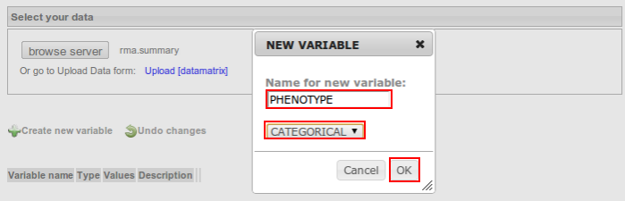 Create new variable